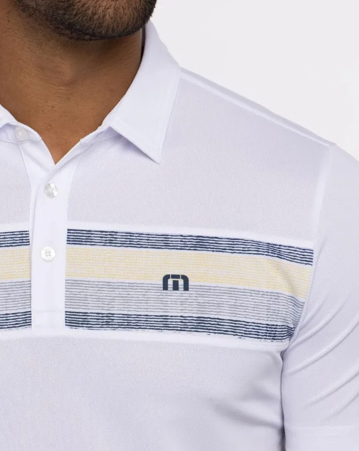 Men LOS CABOS POLO White TravisMathew Polos