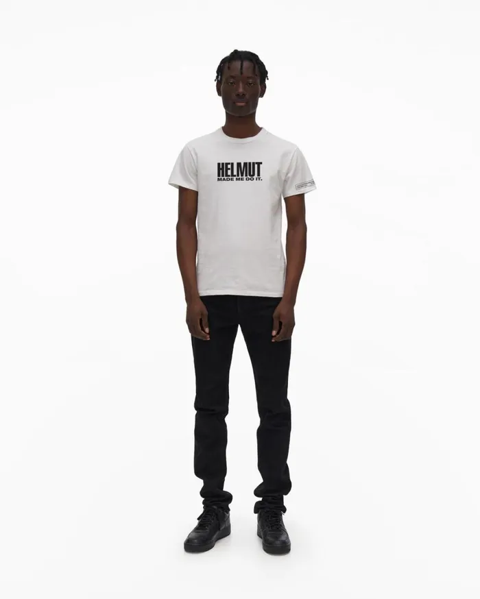 Men Made Me Tee White Helmut Lang TShirts