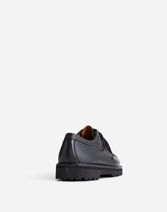 Men Madewell X GHBASS Wallace Leather Moc Black Madewell Dress Shoes and Loafers