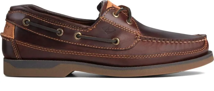 Men Mako Canoe Moc Boat Shoe Amaretto Sperry Boots