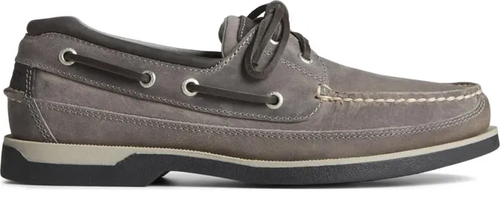 Men Mako Canoe Moc Boat Shoe Grey Sperry Boots