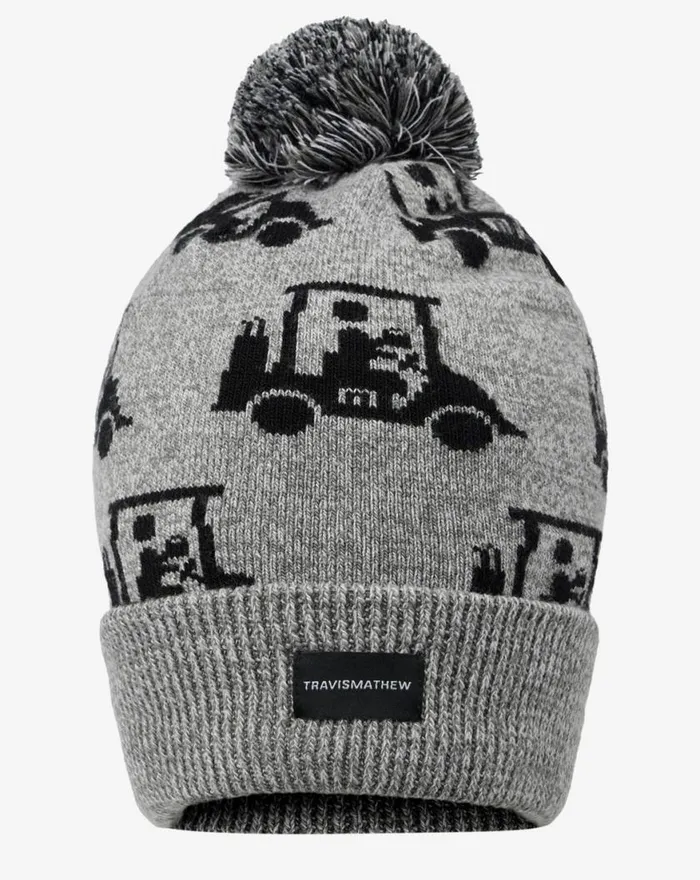 Men MAPES BEANIE Heather Grey TravisMathew Beanies