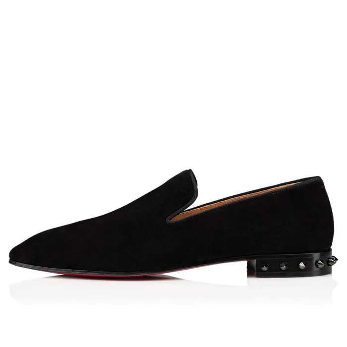 Men Marquees Loafers 8211 Veau Velours 8211 Black Black Christian Louboutin Loafers and Slipons