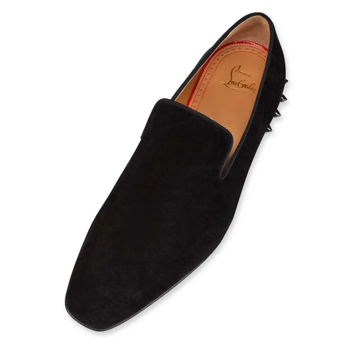 Men Marquees Loafers 8211 Veau Velours 8211 Black Black Christian Louboutin Loafers and Slipons