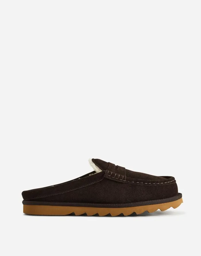 Men Mocassin Loafers Deep Coal Madewell Dress Shoes and Loafers