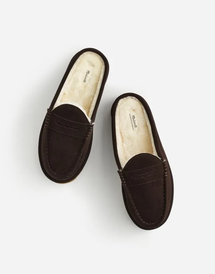 Men Mocassin Loafers Deep Coal Madewell Dress Shoes and Loafers
