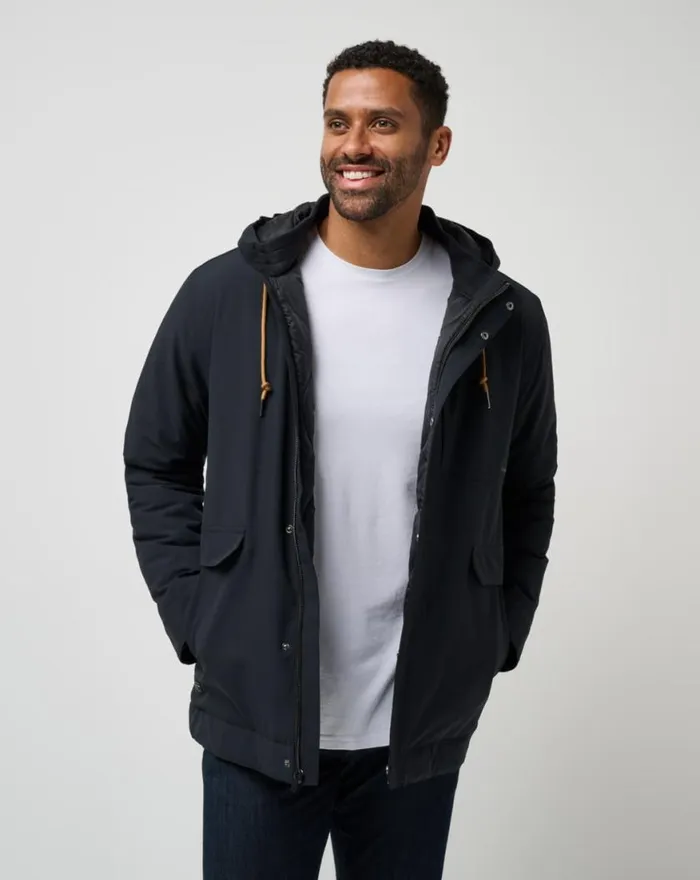 Men MOUNTAIN PASS JACKET Black TravisMathew Jackets
