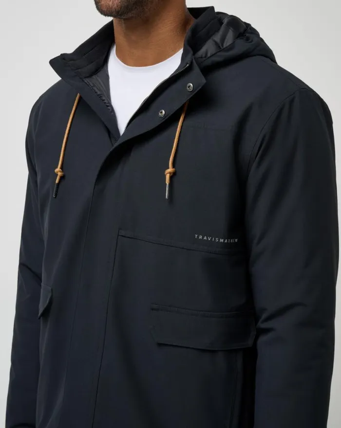 Men MOUNTAIN PASS JACKET Black TravisMathew Jackets
