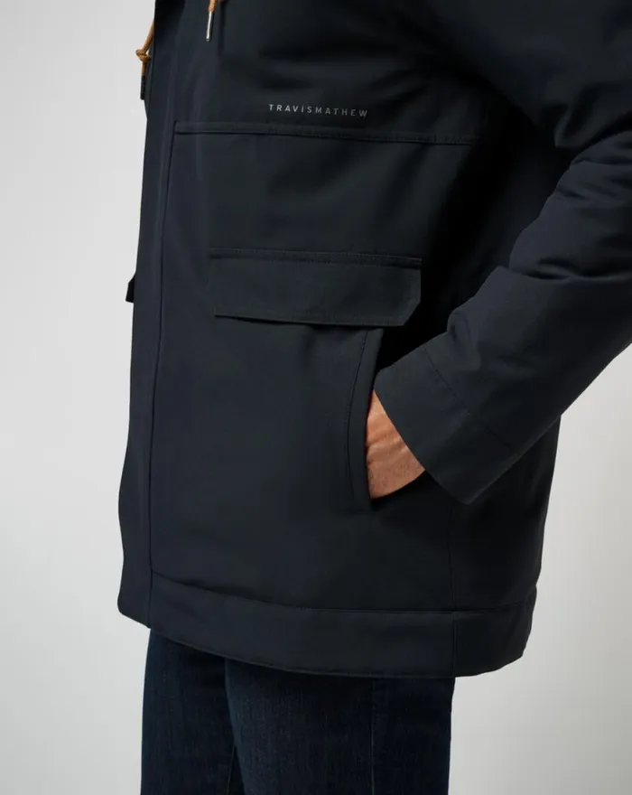 Men MOUNTAIN PASS JACKET Black TravisMathew Jackets