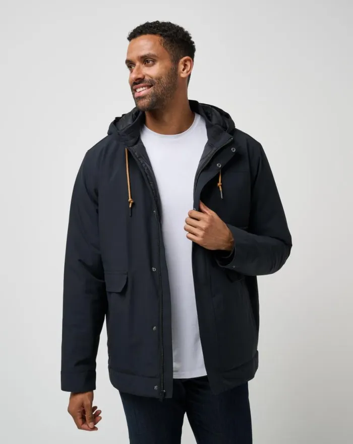Men MOUNTAIN PASS JACKET Black TravisMathew Jackets