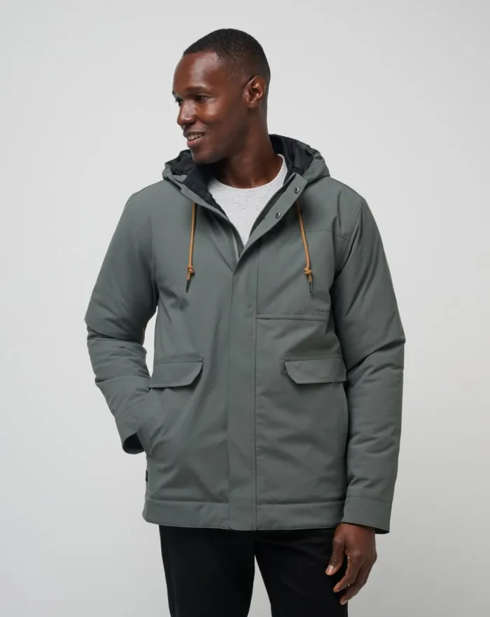 Men MOUNTAIN PASS JACKET Dark Olive TravisMathew Jackets