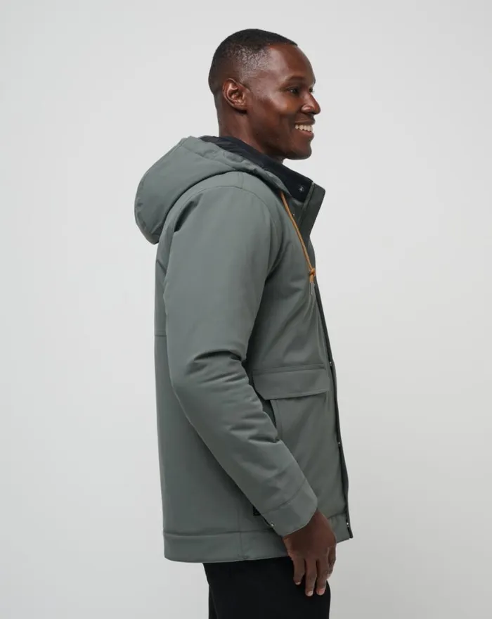 Men MOUNTAIN PASS JACKET Dark Olive TravisMathew Jackets