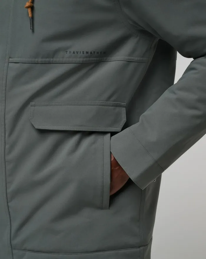 Men MOUNTAIN PASS JACKET Dark Olive TravisMathew Jackets