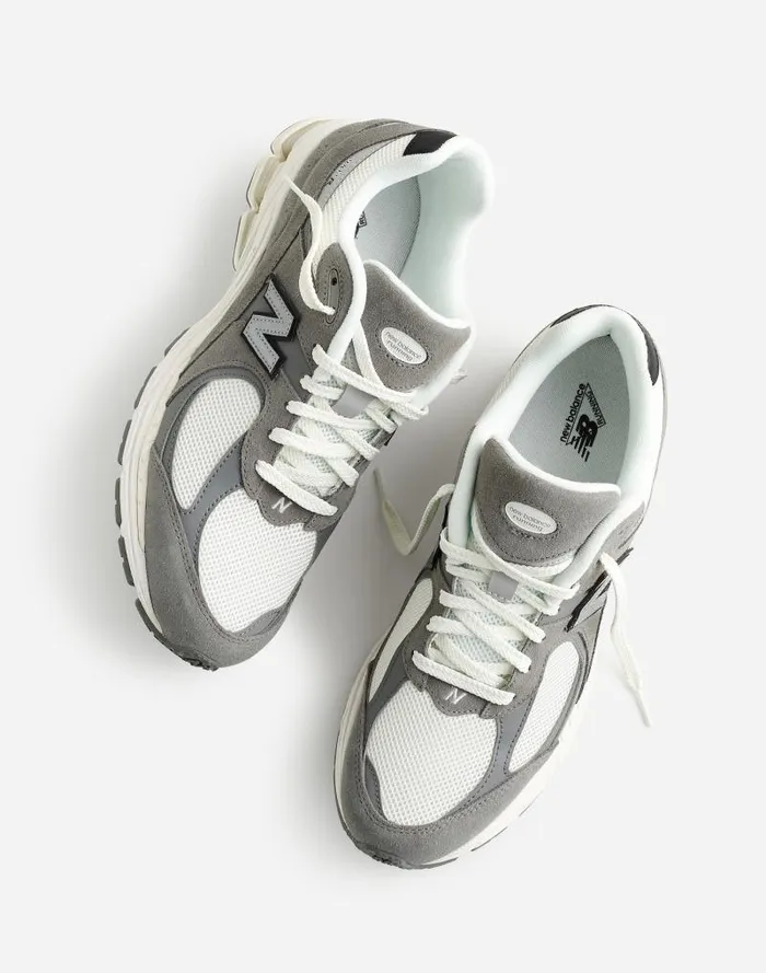 Men New Balance 2002R Sneakers Harbor Grey Black Sea Salt Madewell Sneakers