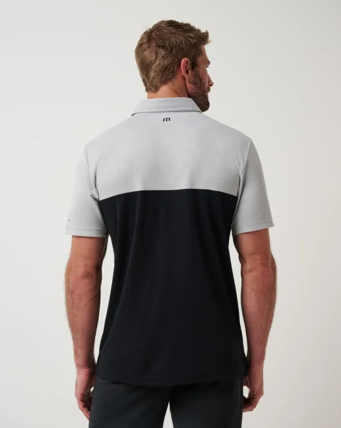 Men NEW YORK METS HOME RUN LEADER POLO Heather Greyblack TravisMathew Polos