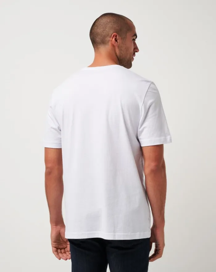 Men NEW YORK YANKEES IN THE DUGOUT TEE White TravisMathew Tees