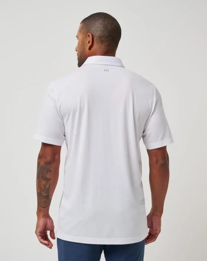 Men NEW YORK YANKEES TOP RECRUIT POLO White TravisMathew Polos