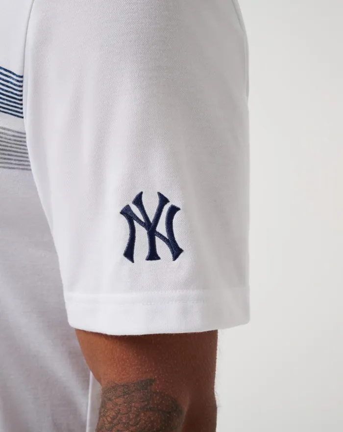 Men NEW YORK YANKEES TOP RECRUIT POLO White TravisMathew Polos