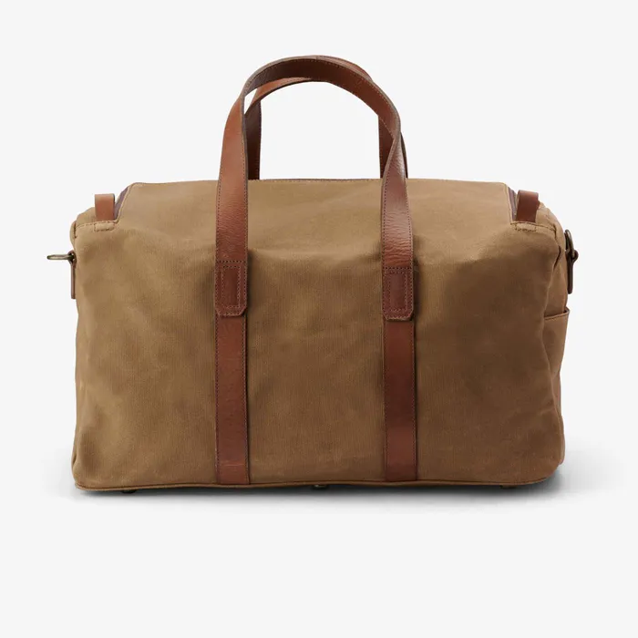 Men Nisolo Bags and Wallets Luis Weekender Waxed Canvas