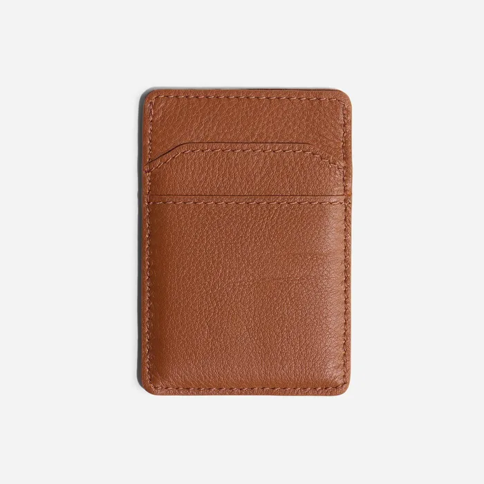 Men Nisolo Bags and Wallets Nico Card Case Wallet Caramel