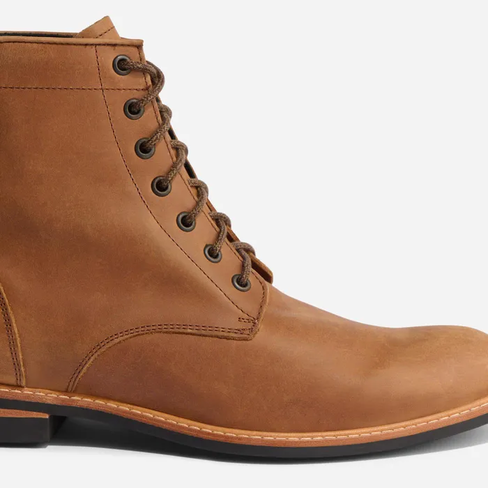 Men Nisolo Boots AllWeather Andres Boot Tobacco