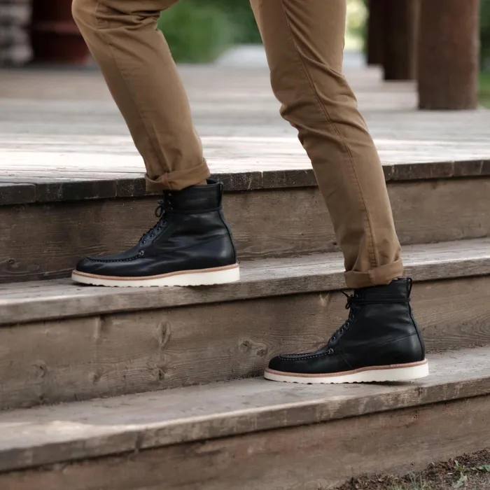 Men Nisolo Boots AllWeather Mateo Boot Black