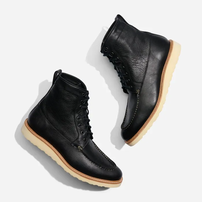 Men Nisolo Boots AllWeather Mateo Boot Black
