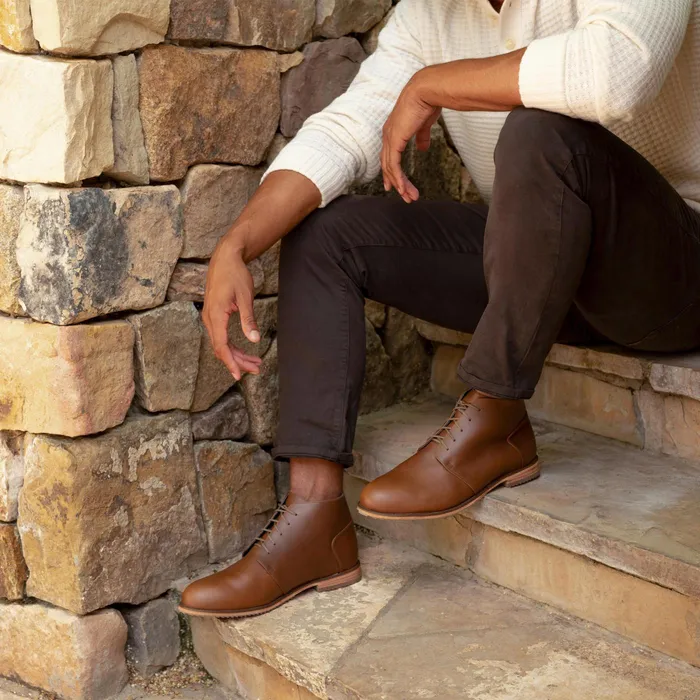 Men Nisolo Boots Everyday Chukka Boot Brown
