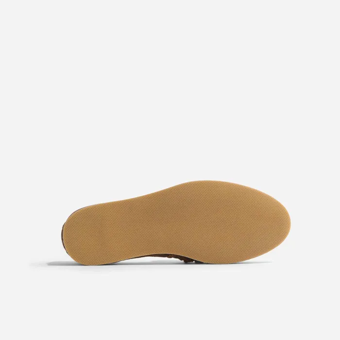 Men Nisolo Sandals and Slip Ons Huarache Sandal Waxed Brown