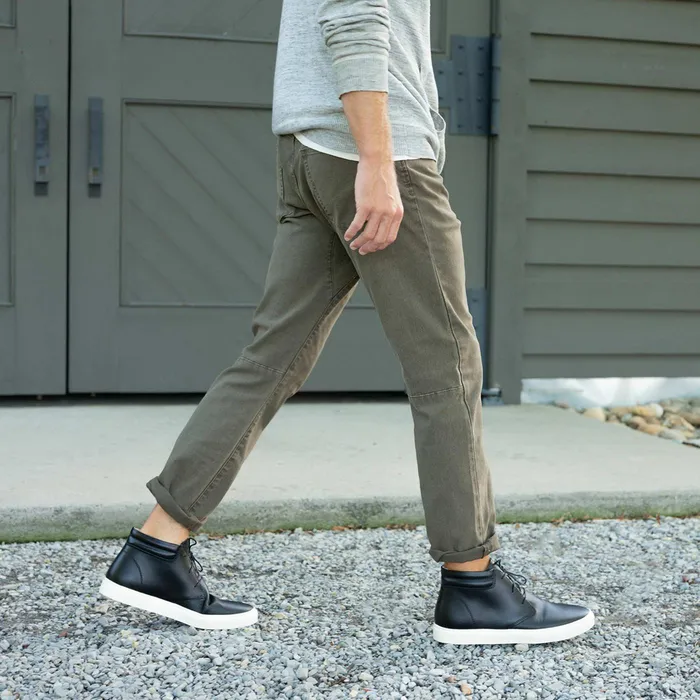 Men Nisolo Sneakers Everyday Mid Top Sneaker Black