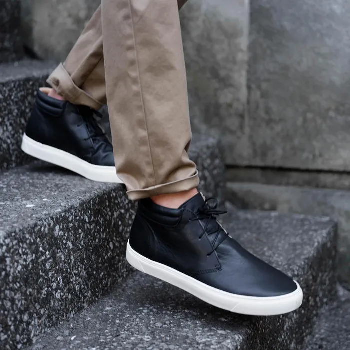 Men Nisolo Sneakers Everyday Mid Top Sneaker Black