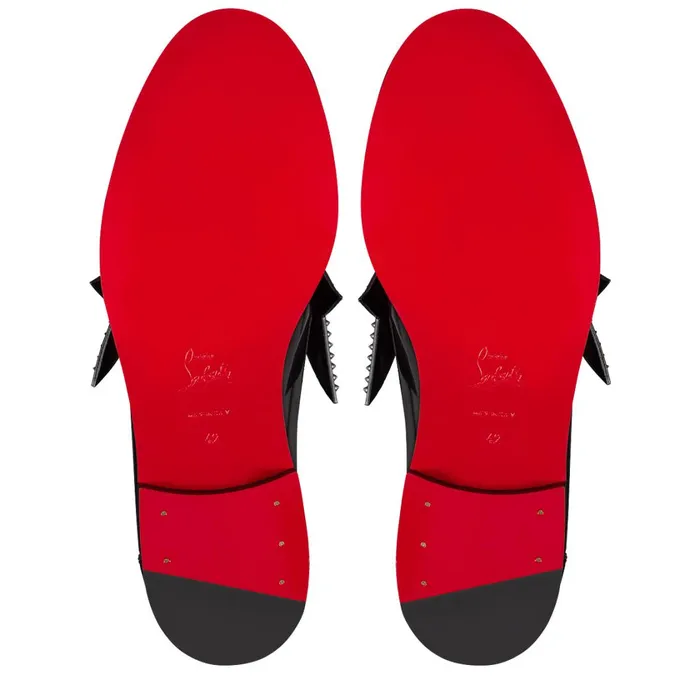 Men No Penny Spikes Loafers 8211 Calf Leather 8211 Black Black Christian Louboutin Loafers and Slipons