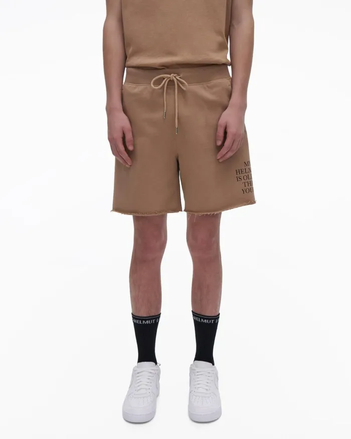 Men Older Short Noble Tan Helmut Lang Shorts