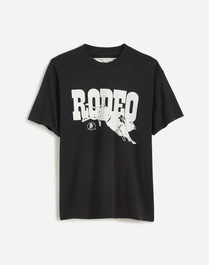 Men One Of These Days Go Rodeo Graphic Tee Sun Faded Washed Black Madewell Tees
