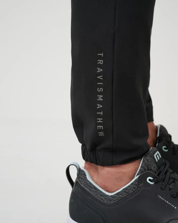 Men OPEN TO CLOSE JOGGER Black TravisMathew Pants