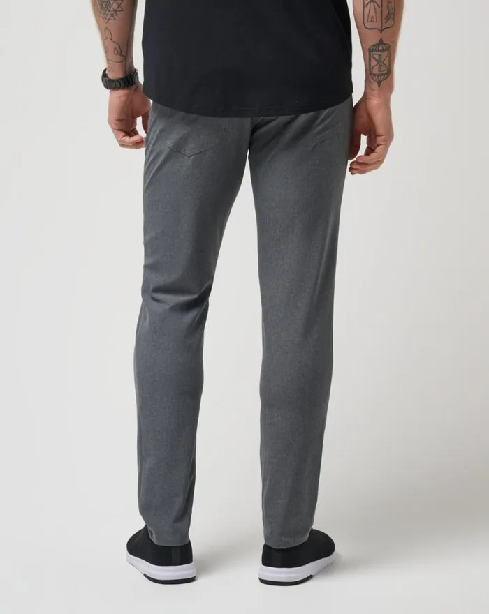 Men OPEN TO CLOSE PANT Heather Dark Grey TravisMathew Pants