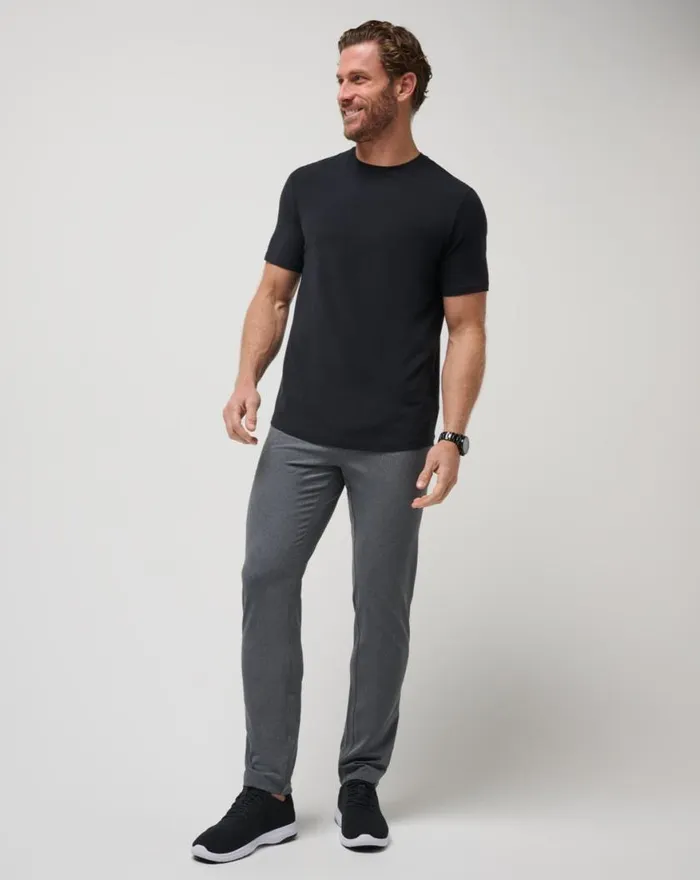 Men OPEN TO CLOSE PANT Heather Dark Grey TravisMathew Pants