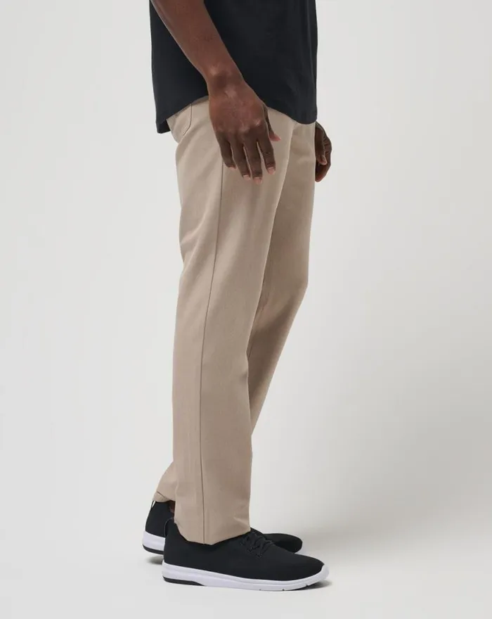 Men OPEN TO CLOSE PANT Heather Khaki TravisMathew Pants
