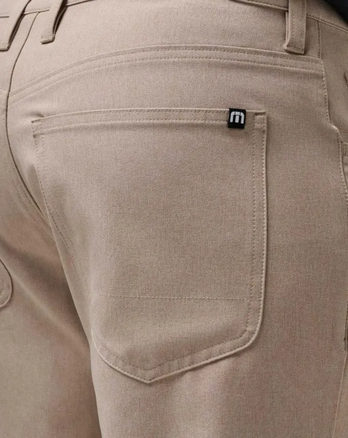 Men OPEN TO CLOSE PANT Heather Khaki TravisMathew Pants