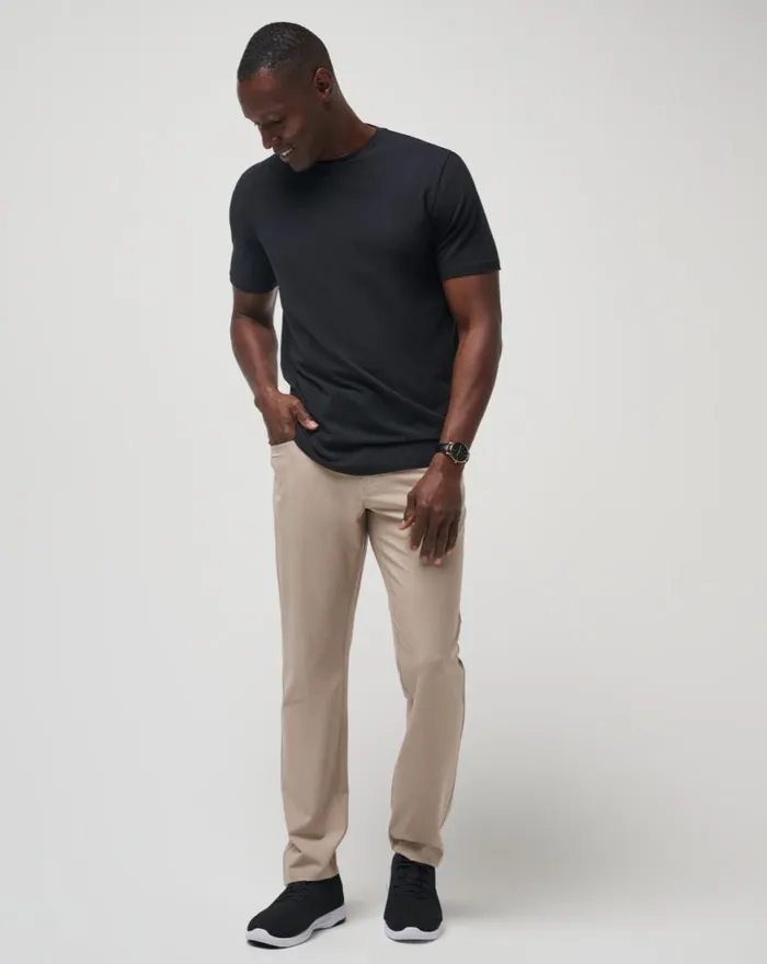 Men OPEN TO CLOSE PANT Heather Khaki TravisMathew Pants