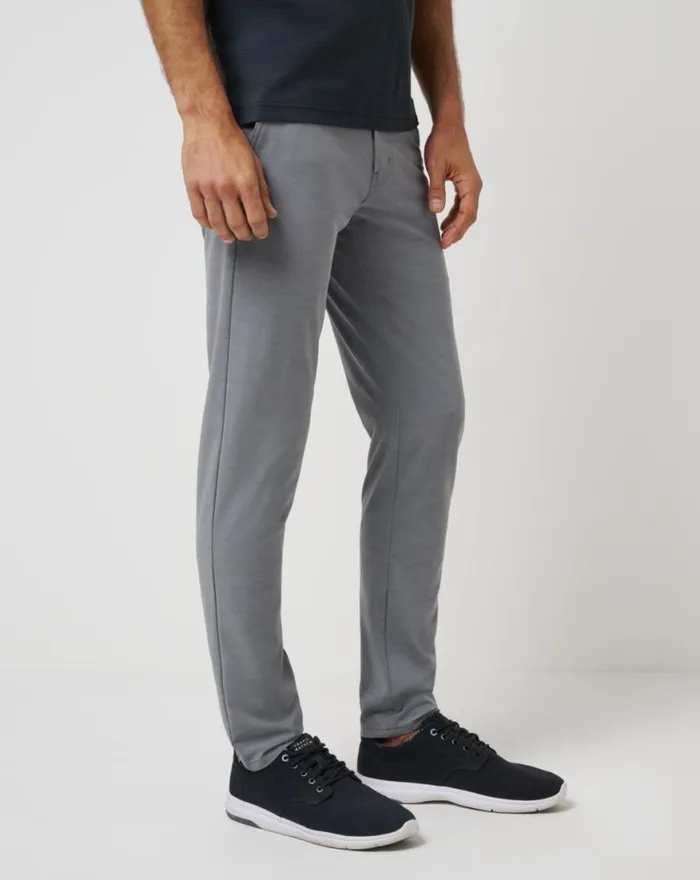 Men OPEN TO CLOSE TECH CHINO PANT Heather Quiet Shade TravisMathew Pants