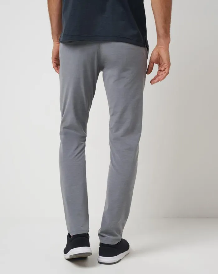Men OPEN TO CLOSE TECH CHINO PANT Heather Quiet Shade TravisMathew Pants