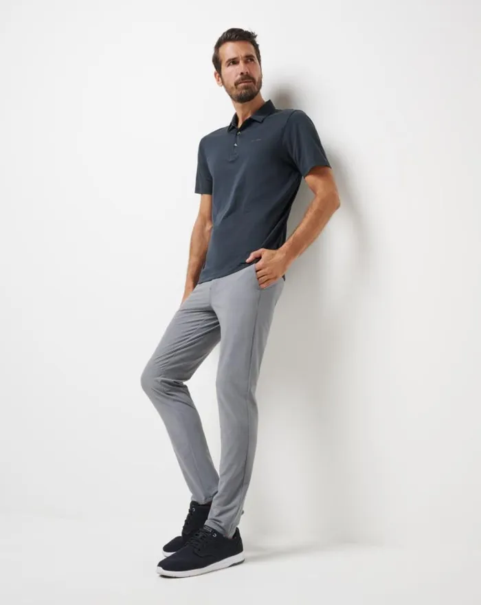 Men OPEN TO CLOSE TECH CHINO PANT Heather Quiet Shade TravisMathew Pants