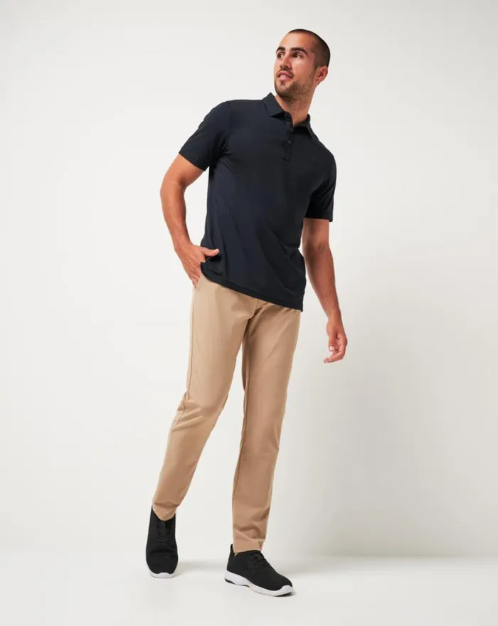Men OPEN TO CLOSE TECH CHINO PANT Khaki TravisMathew Pants