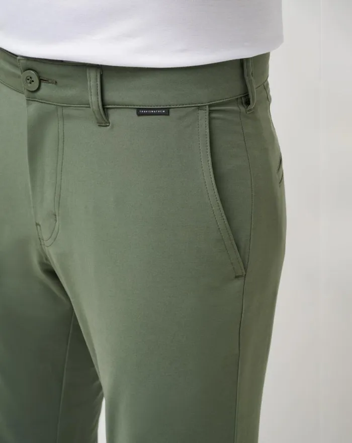 Men OPEN TO CLOSE TECH CHINO PANT Thyme TravisMathew Pants