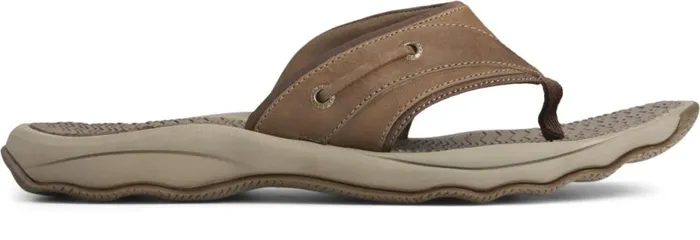 Men Outer Banks Flip Flop Brown Sperry Boots