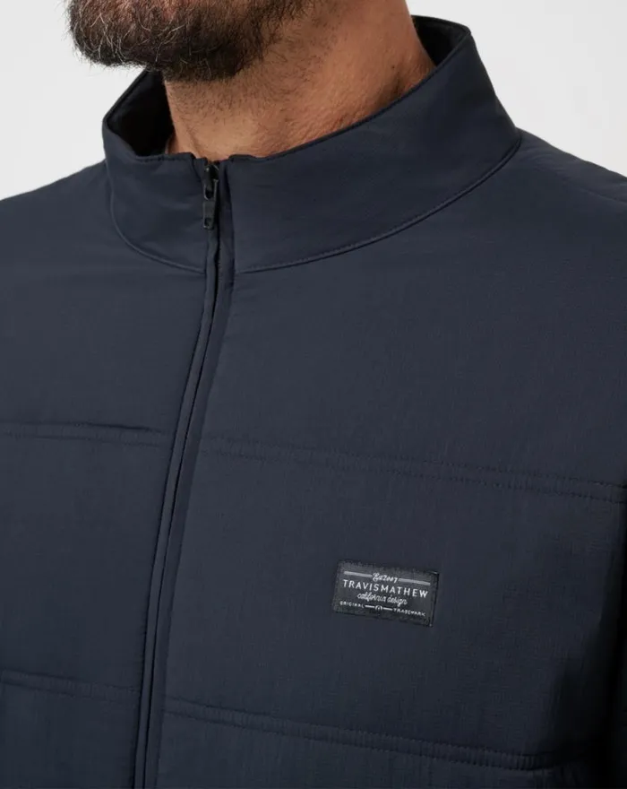 Men PALISADES PUFFER JACKET Black TravisMathew Jackets