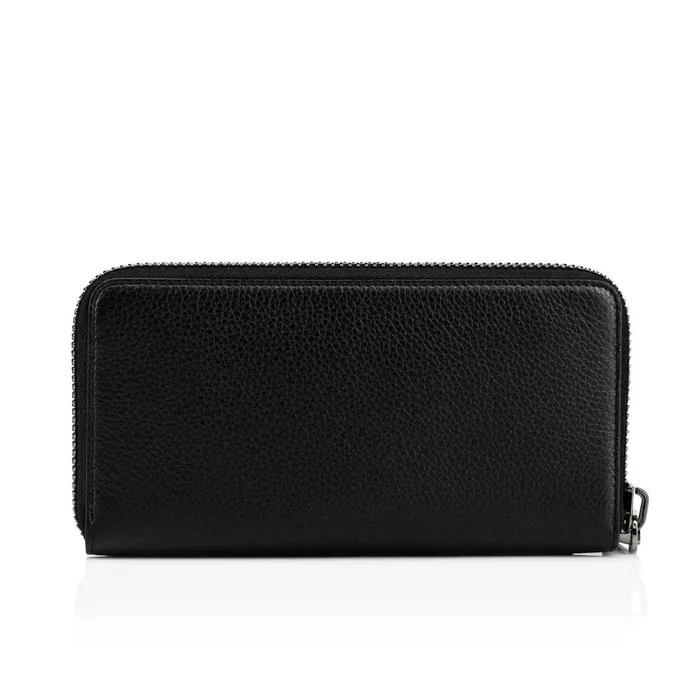 Men Panettone Wallet Wallet 8211 Calf Leather 8211 Black Black Christian Louboutin Wallets and Cardholders