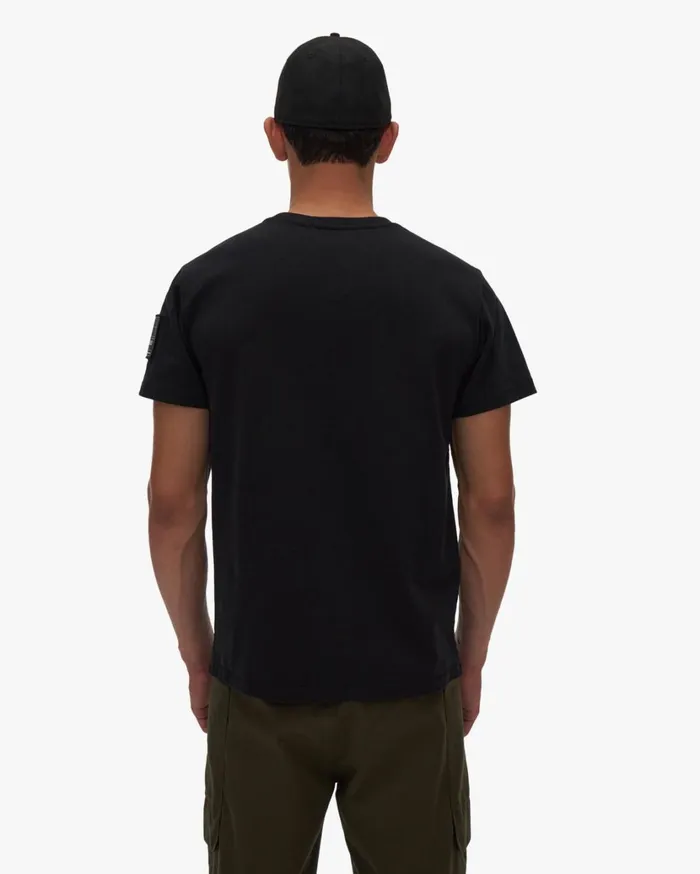 Men Patch Tee Basalt Black Helmut Lang TShirts