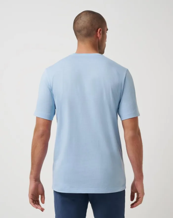 Men PHILADELPHIA PHILLIES STRIKE TWO TEE Heather Blue TravisMathew Tees